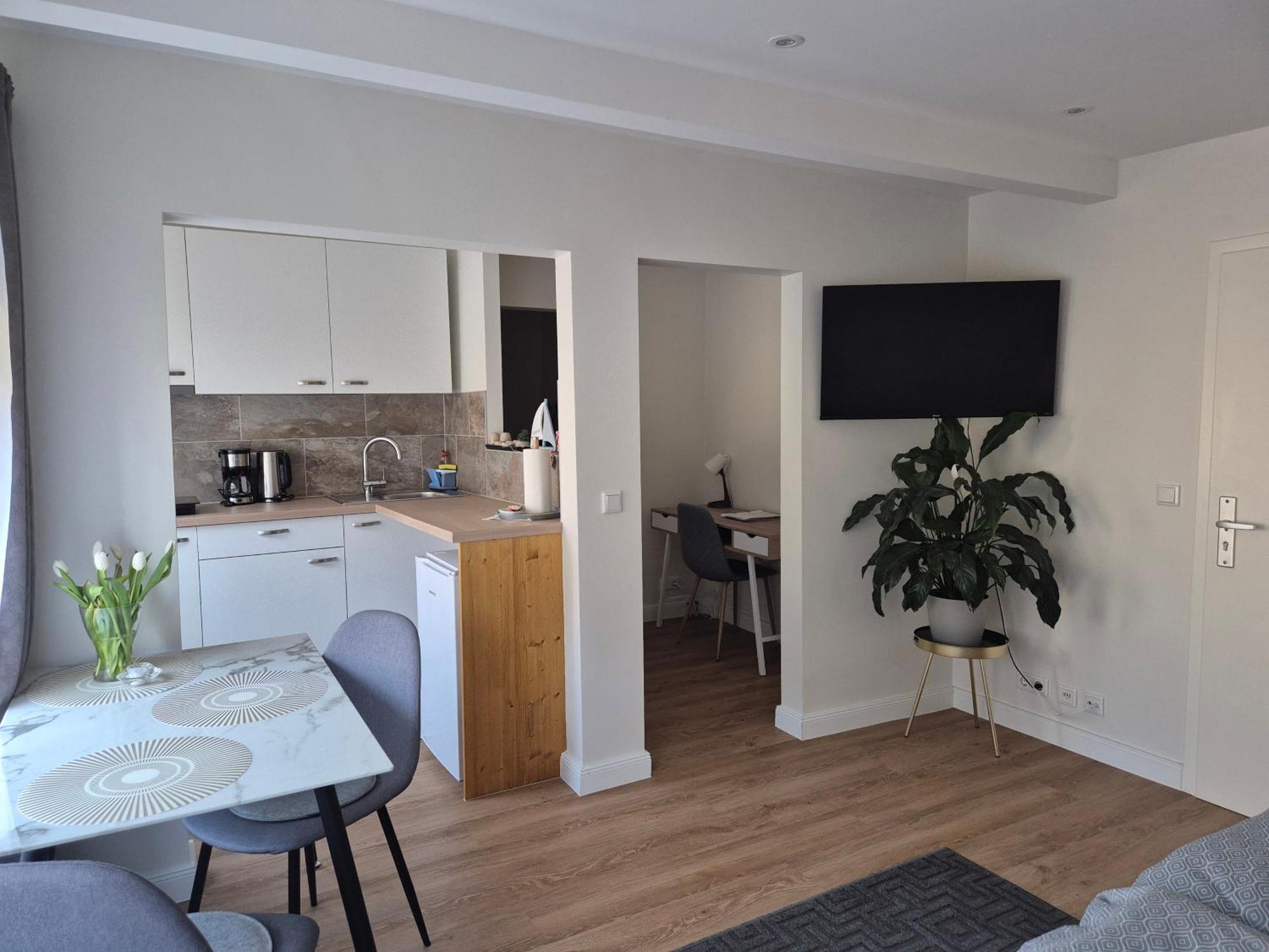 Ruhige Einzimmerwohnung Flensburgo Exterior foto