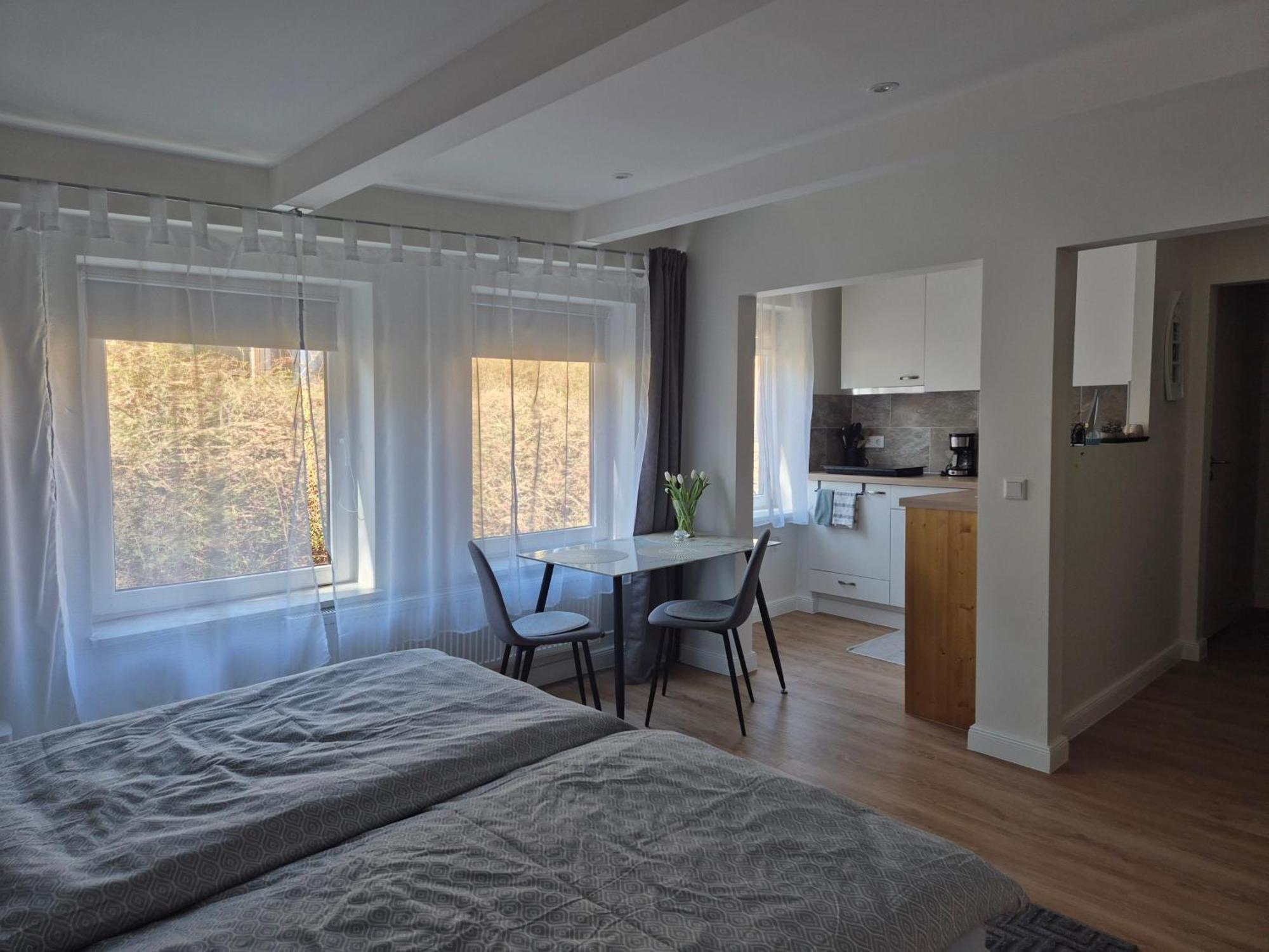 Ruhige Einzimmerwohnung Flensburgo Exterior foto